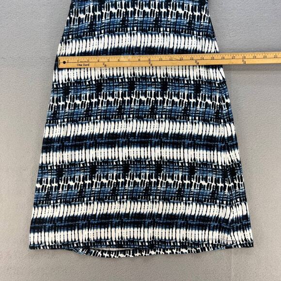 Athleta Swing Dress Shabori Tie Dye Women’s Size Small Blue and White - Picture 6 of 10